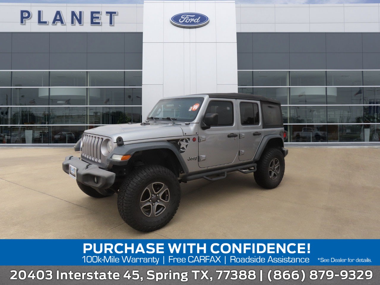 used 2018 Jeep Wrangler Unlimited car, priced at $21,999