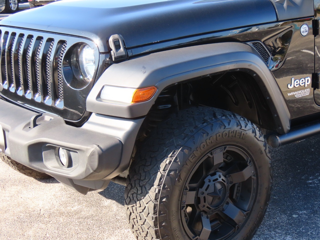 2019 Jeep Wrangler Unlimited Sport S Black Clearcoat at Planet Ford