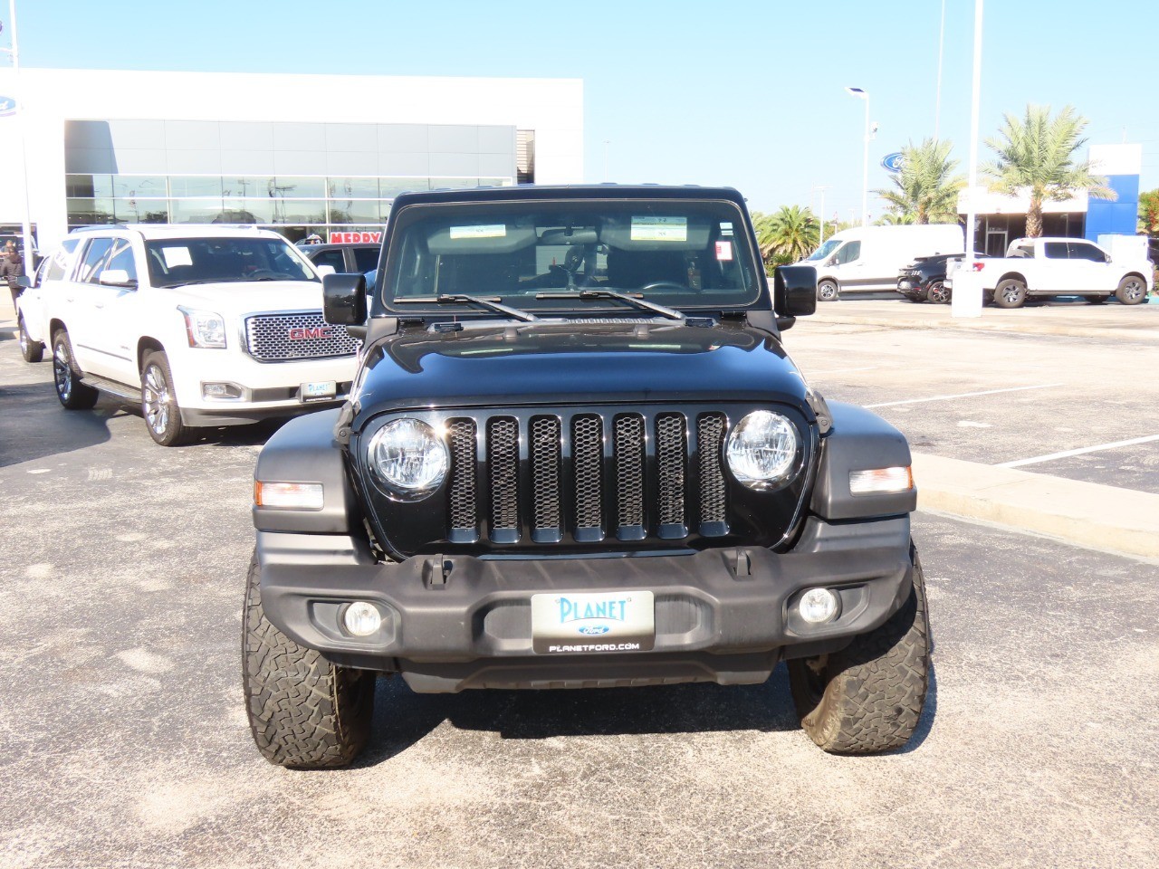2019 Jeep Wrangler Unlimited Sport S Black Clearcoat at Planet Ford