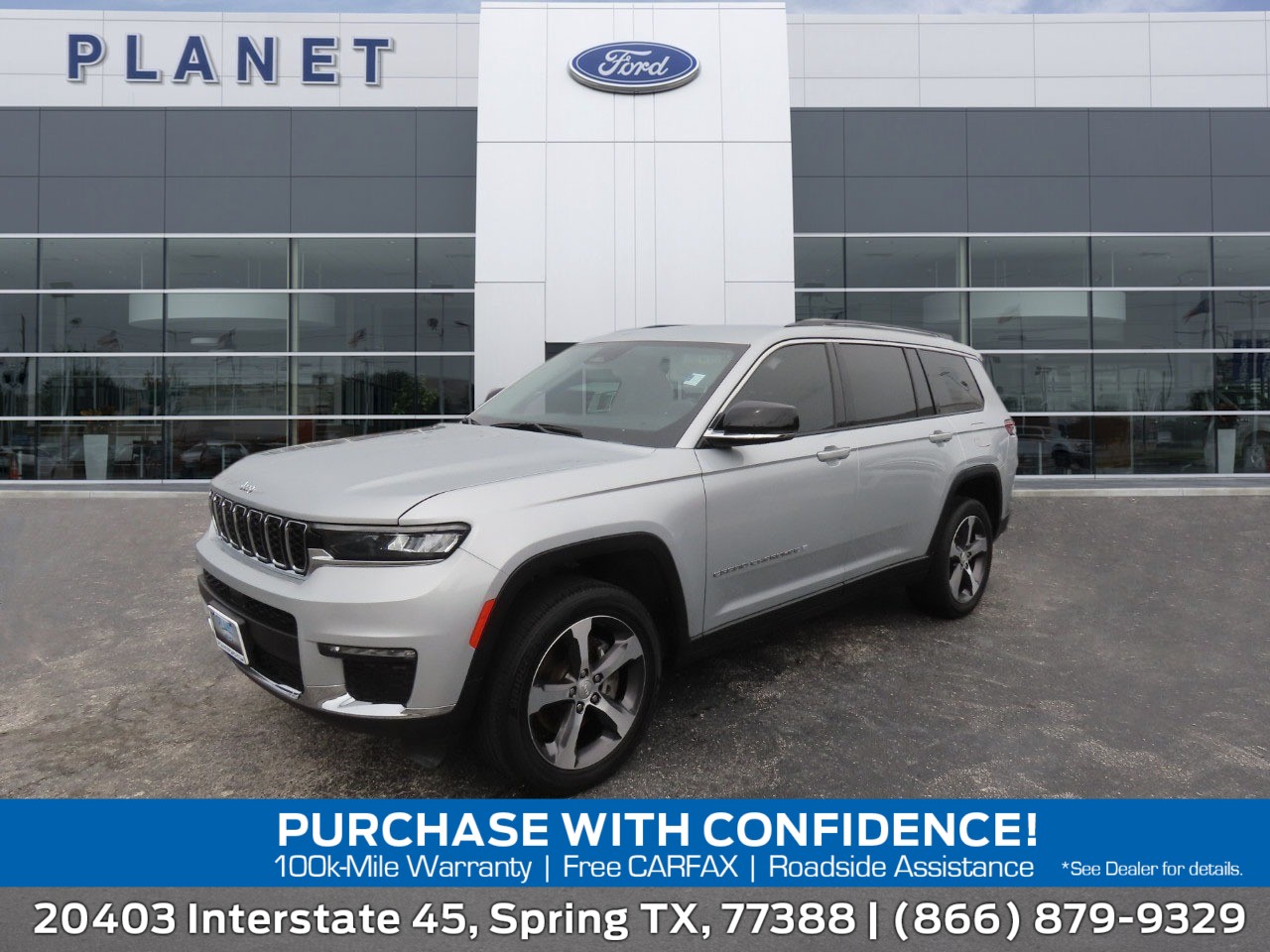 used 2023 Jeep Grand Cherokee L car, priced at $26,999