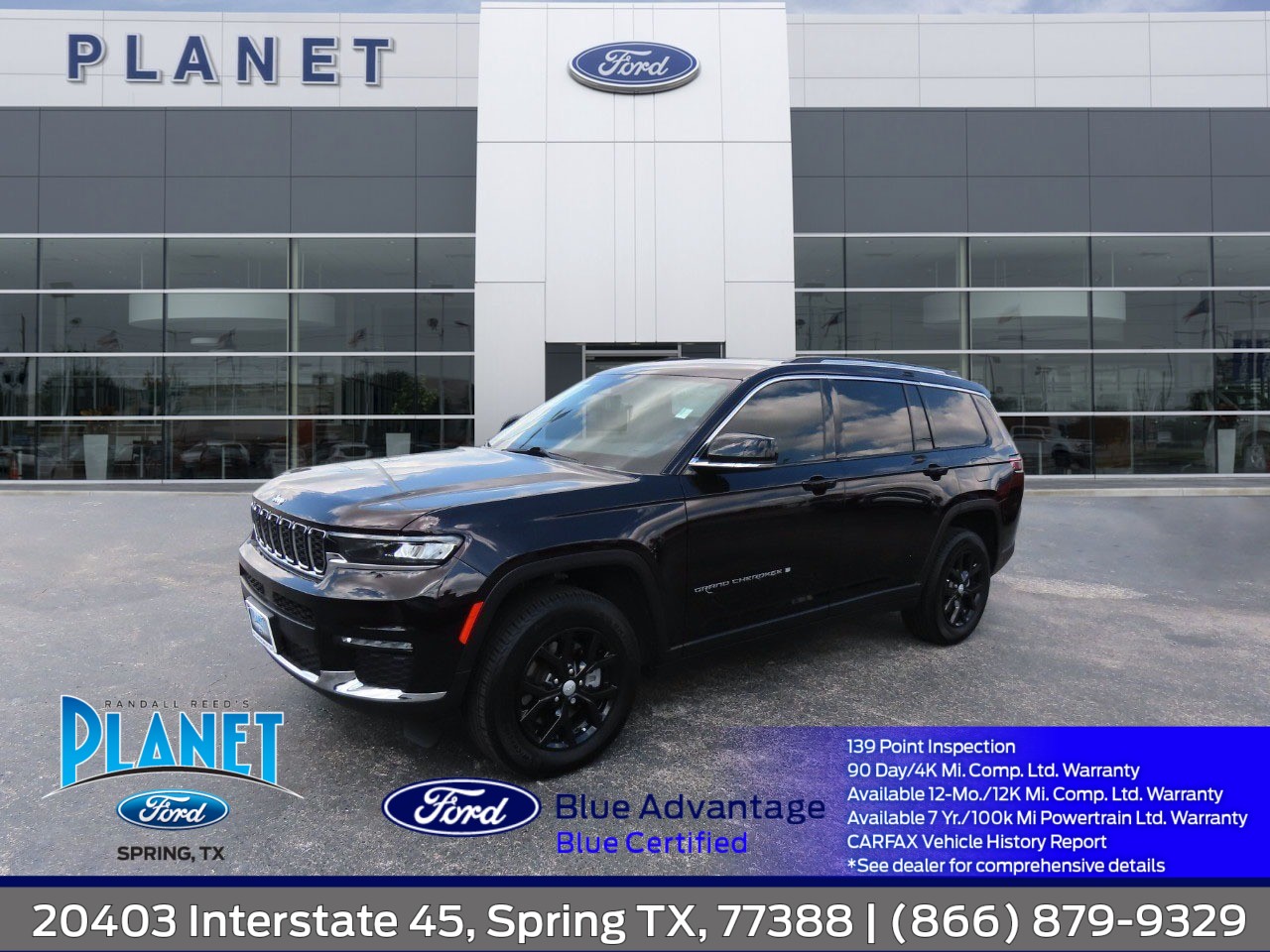 used 2022 Jeep Grand Cherokee L car, priced at $29,999