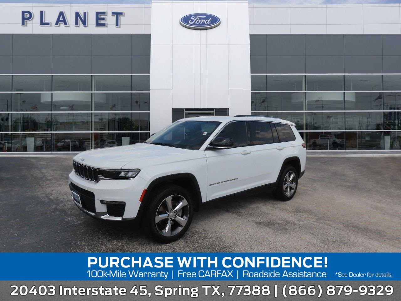 used 2022 Jeep Grand Cherokee L car, priced at $28,999