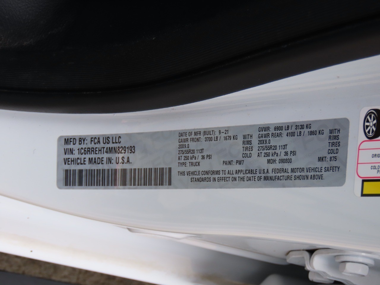 used 2021 Ram 1500 car, priced at $41,999