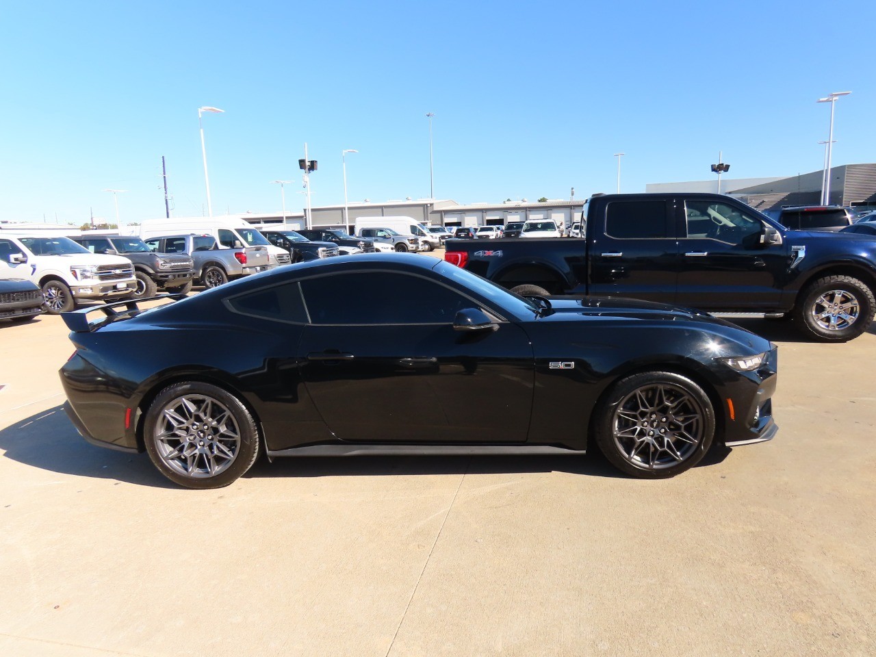2024 Ford Mustang GT Shadow Black at Planet Ford