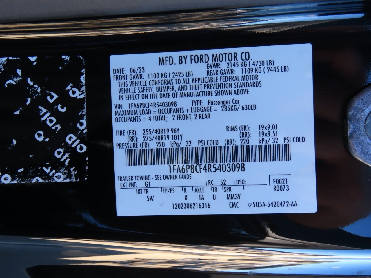 2024 Ford Mustang GT Shadow Black at Planet Ford