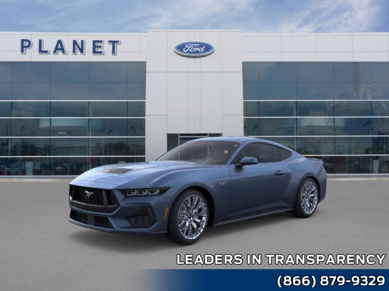 2025 Ford Mustang GT Premium Vapor Blue Metallic at Planet Ford