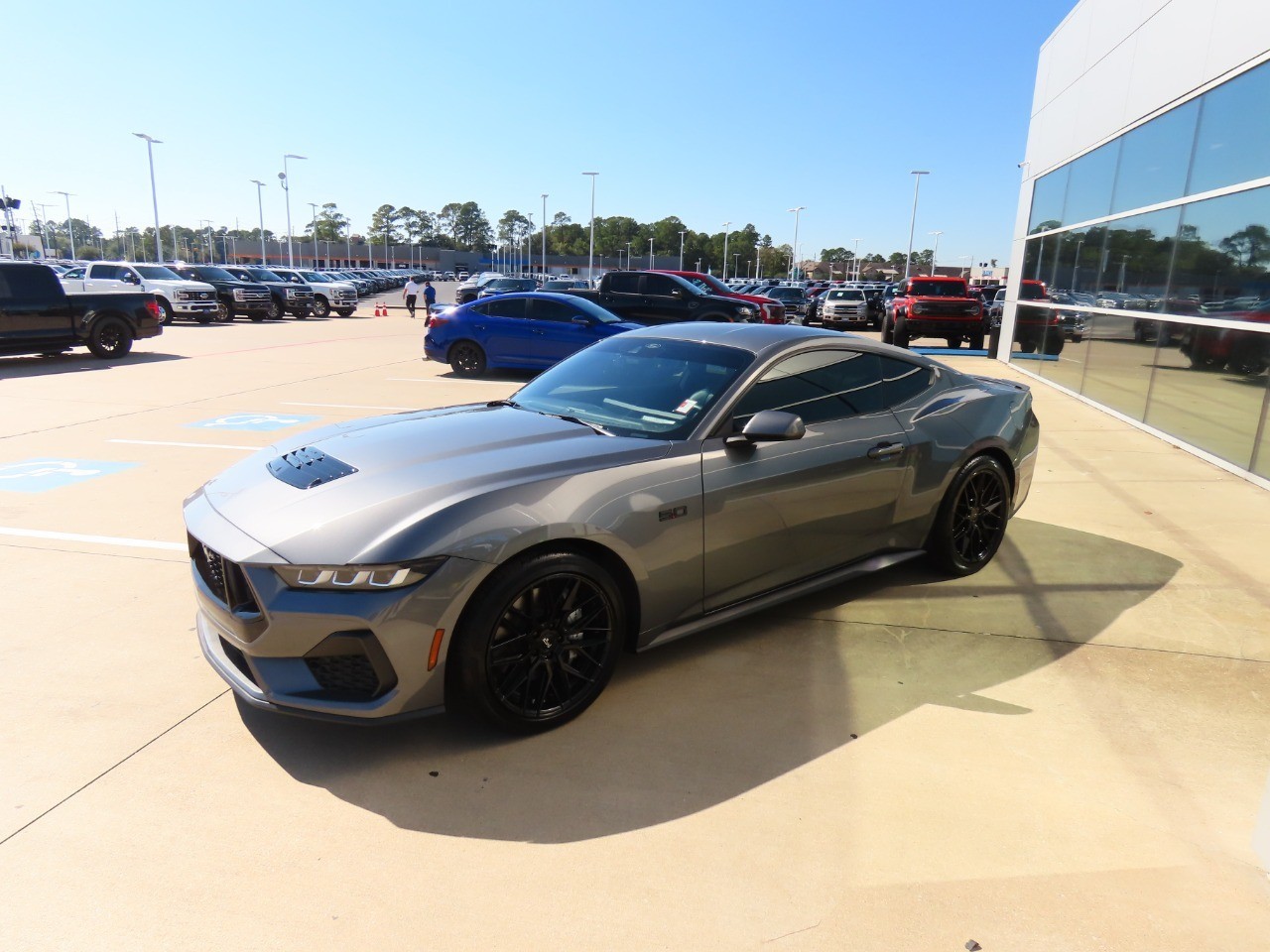 2024 Ford Mustang GT Premium CARBONIZED GRAY M at Planet Ford