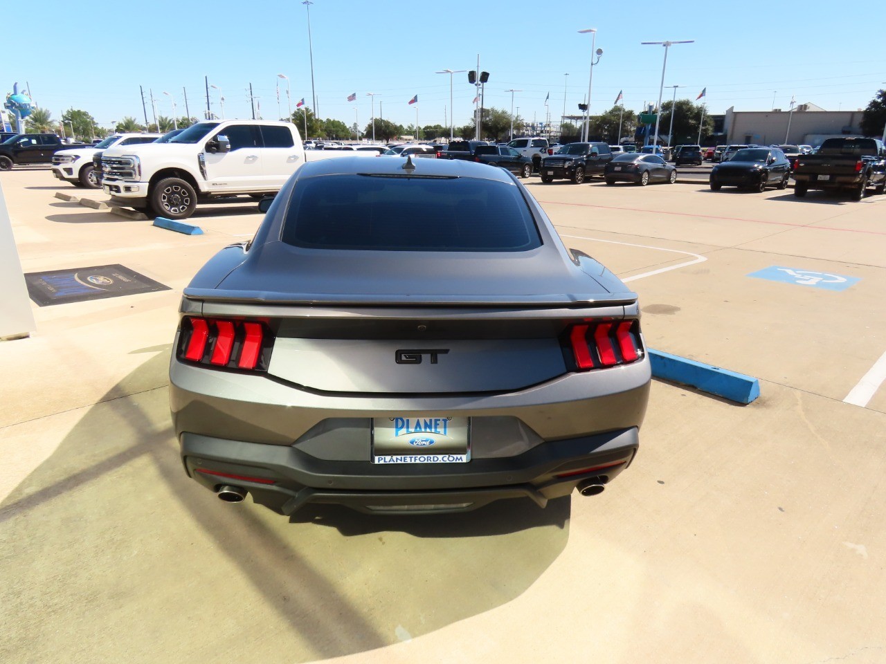 2024 Ford Mustang GT Premium CARBONIZED GRAY M at Planet Ford