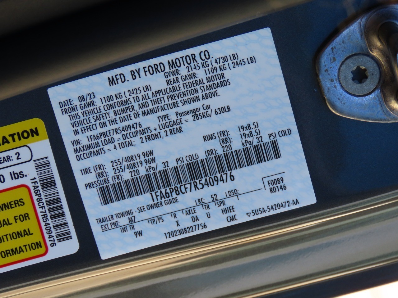 2024 Ford Mustang GT Premium CARBONIZED GRAY M at Planet Ford