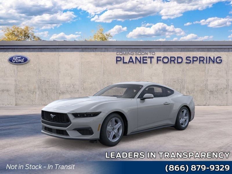 2026 Ford Mustang EcoBoost Avalanche Gray at Planet Ford