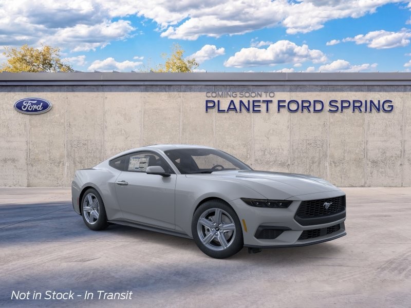 2026 Ford Mustang EcoBoost Avalanche Gray at Planet Ford