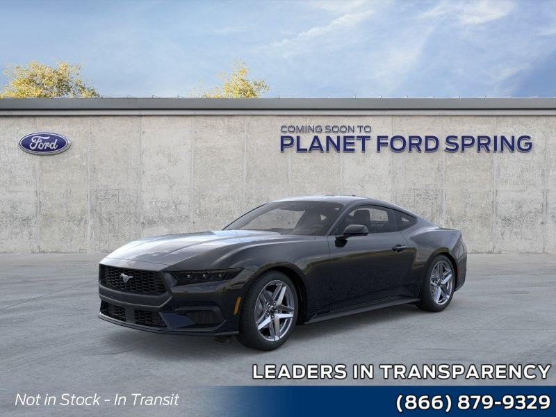2026 Ford Mustang EcoBoost Shadow Black at Planet Ford