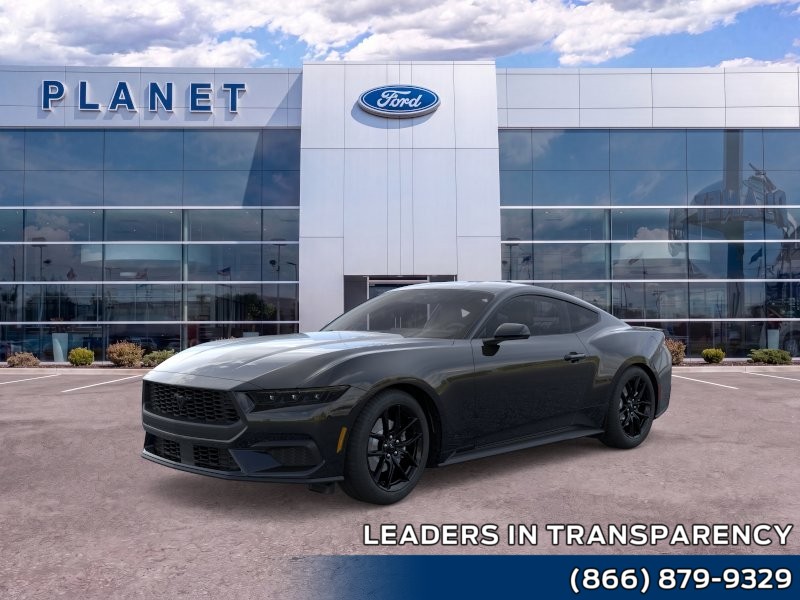 2026 Ford Mustang EcoBoost Premium Shadow Black at Planet Ford