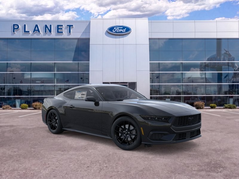 2026 Ford Mustang EcoBoost Premium Shadow Black at Planet Ford