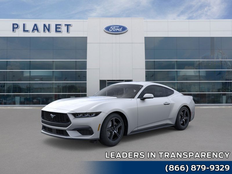 2025 Ford Mustang EcoBoost Iconic Silver Metallic at Planet Ford
