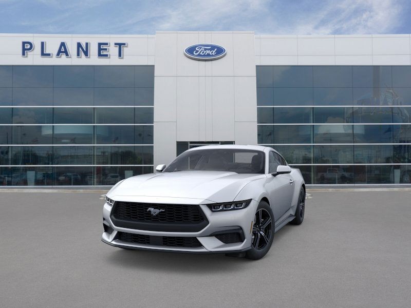 2025 Ford Mustang EcoBoost Iconic Silver Metallic at Planet Ford