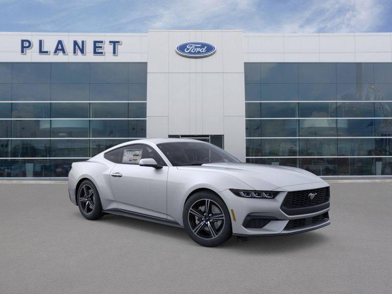 2025 Ford Mustang EcoBoost Iconic Silver Metallic at Planet Ford