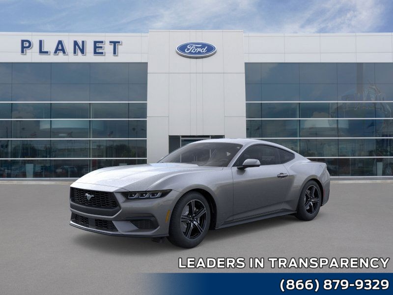 2025 Ford Mustang EcoBoost Carbonized Gray Metallic at Planet Ford