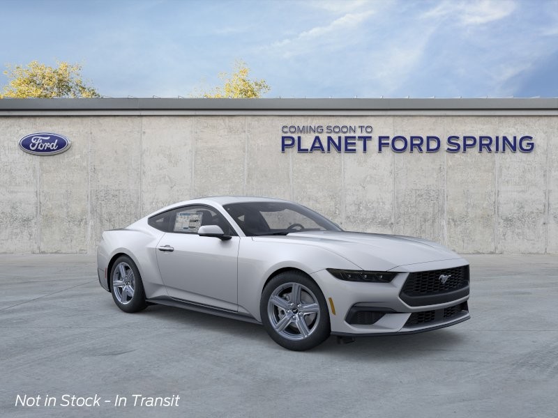 2026 Ford Mustang EcoBoost Iconic Silver Metallic at Planet Ford