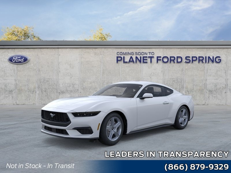 2026 Ford Mustang EcoBoost Premium Oxford White at Planet Ford