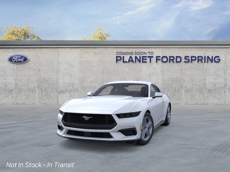 2026 Ford Mustang EcoBoost Premium Oxford White at Planet Ford