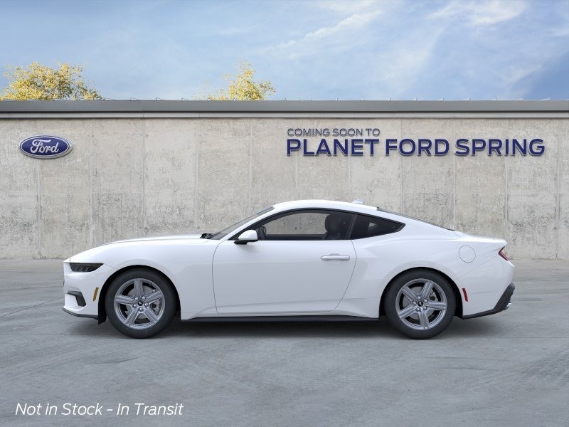 2026 Ford Mustang EcoBoost Premium Oxford White at Planet Ford