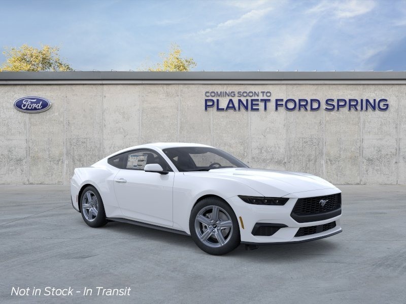 2026 Ford Mustang EcoBoost Premium Oxford White at Planet Ford
