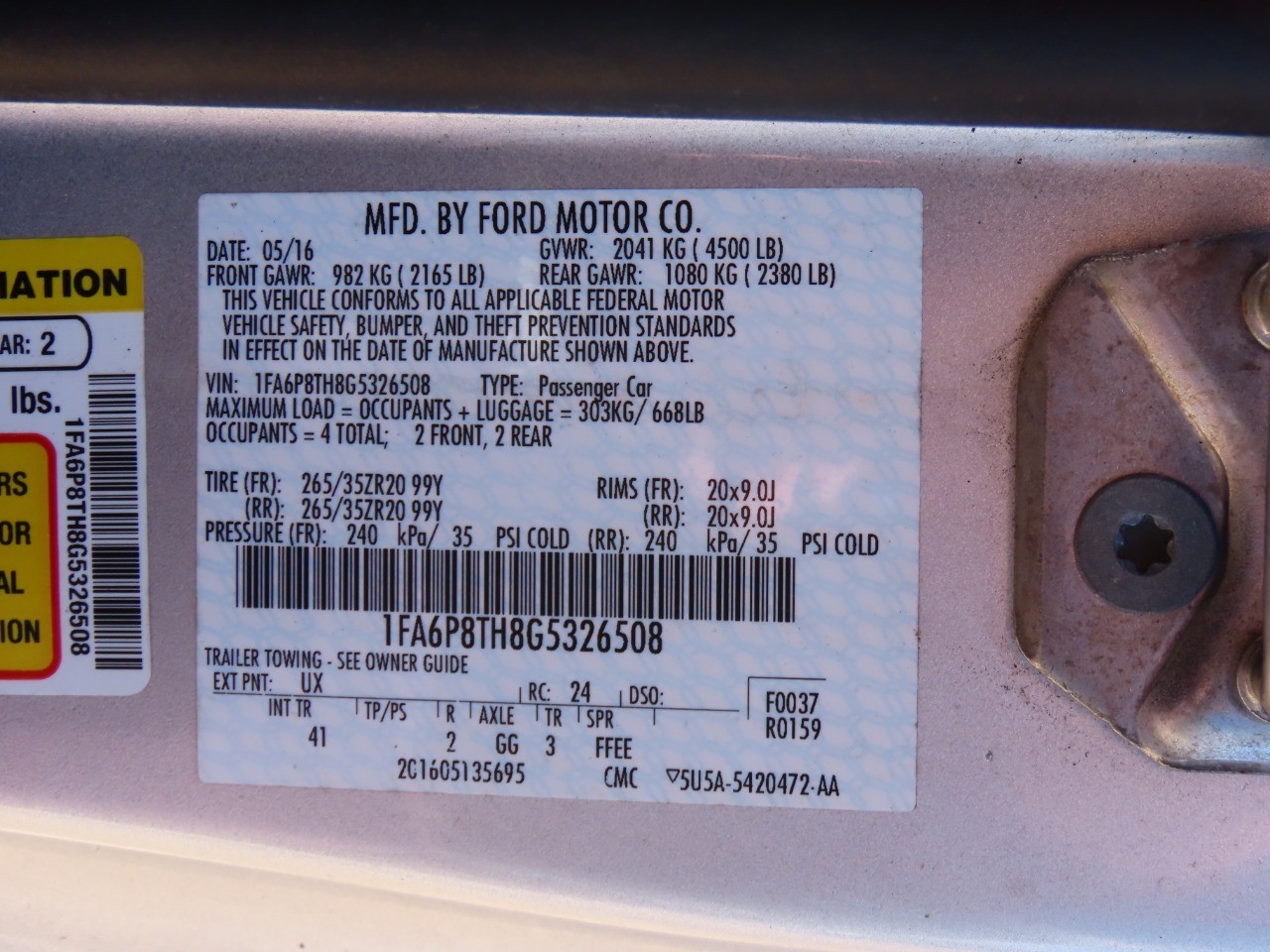 used 2016 Ford Mustang car, priced at $14,999