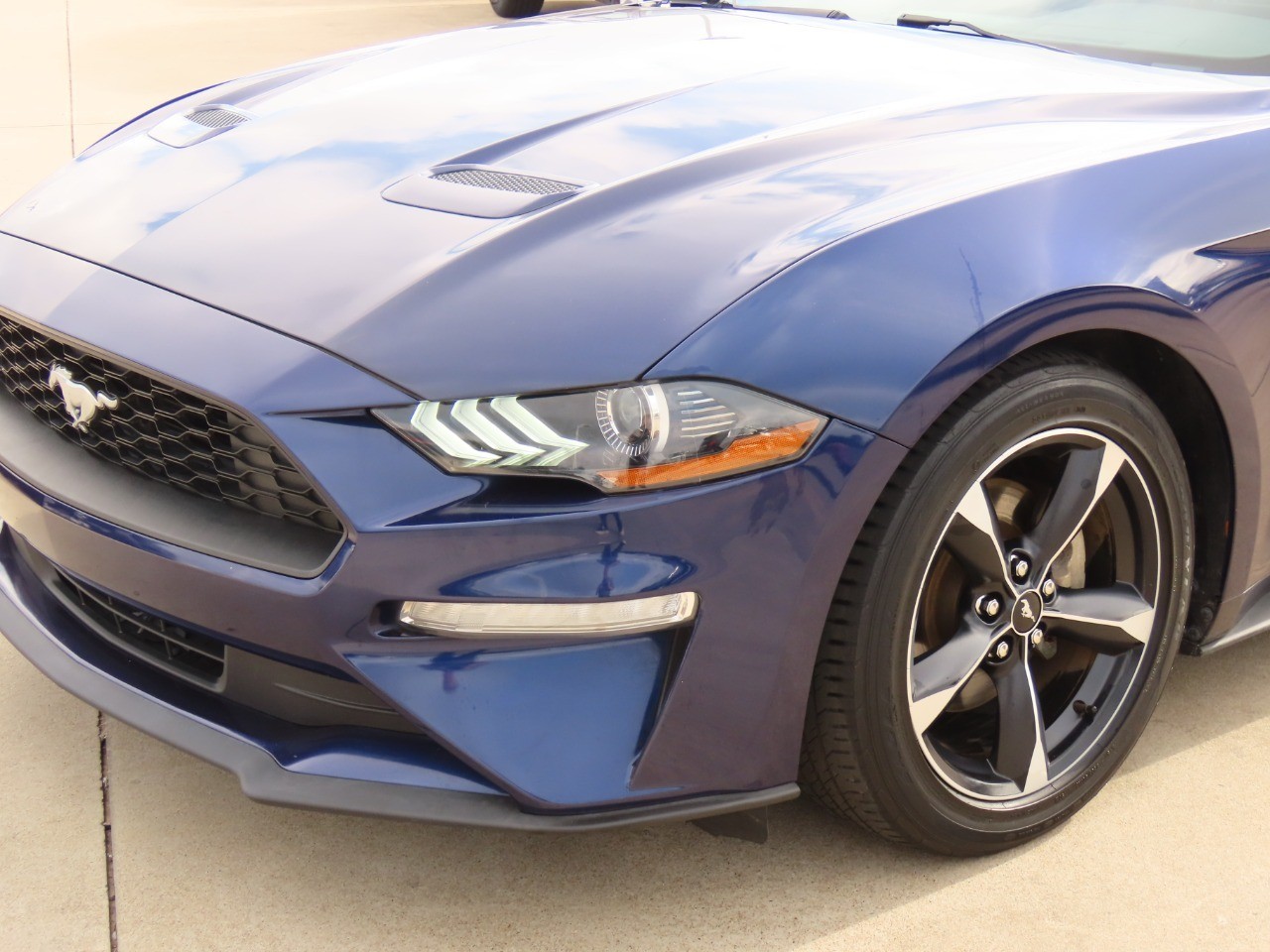 2020 Ford Mustang EcoBoost Kona Blue Metallic at Planet Ford