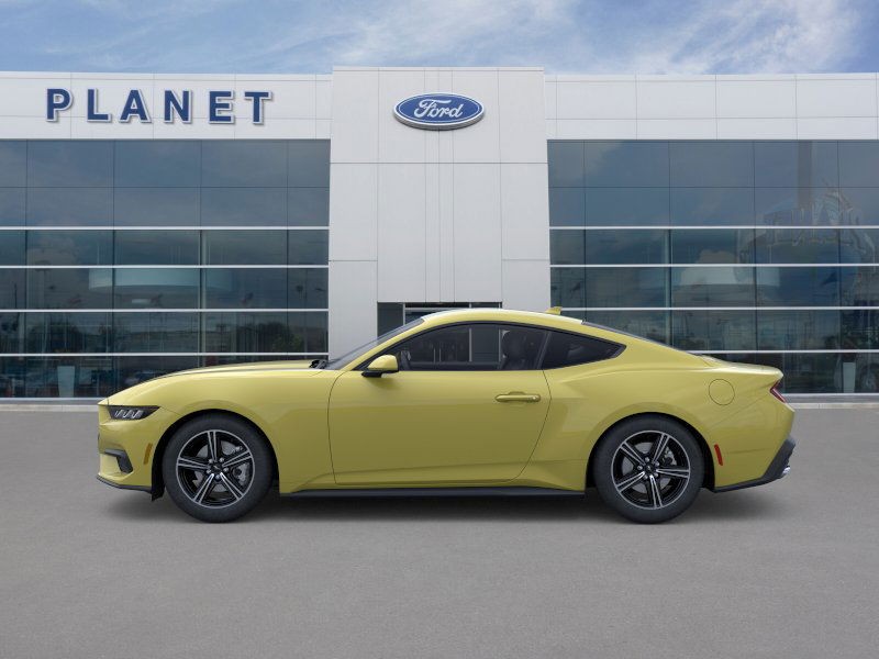 2025 Ford Mustang EcoBoost Intense Lime Yellow Metallic at Planet Ford