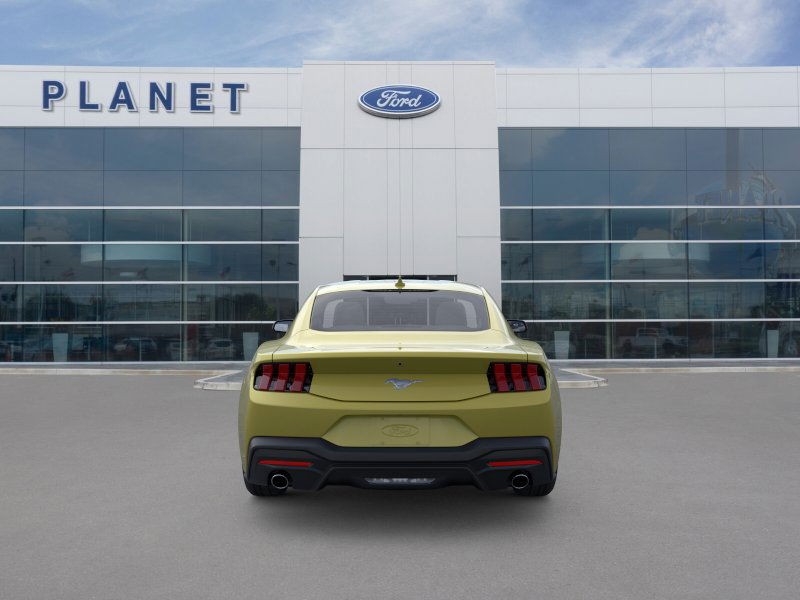 2025 Ford Mustang EcoBoost Intense Lime Yellow Metallic at Planet Ford