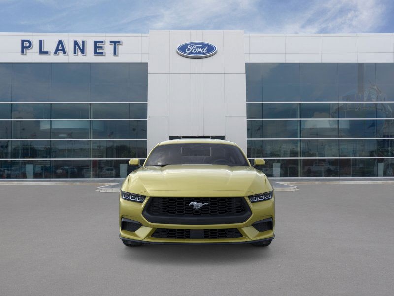 2025 Ford Mustang EcoBoost Intense Lime Yellow Metallic at Planet Ford