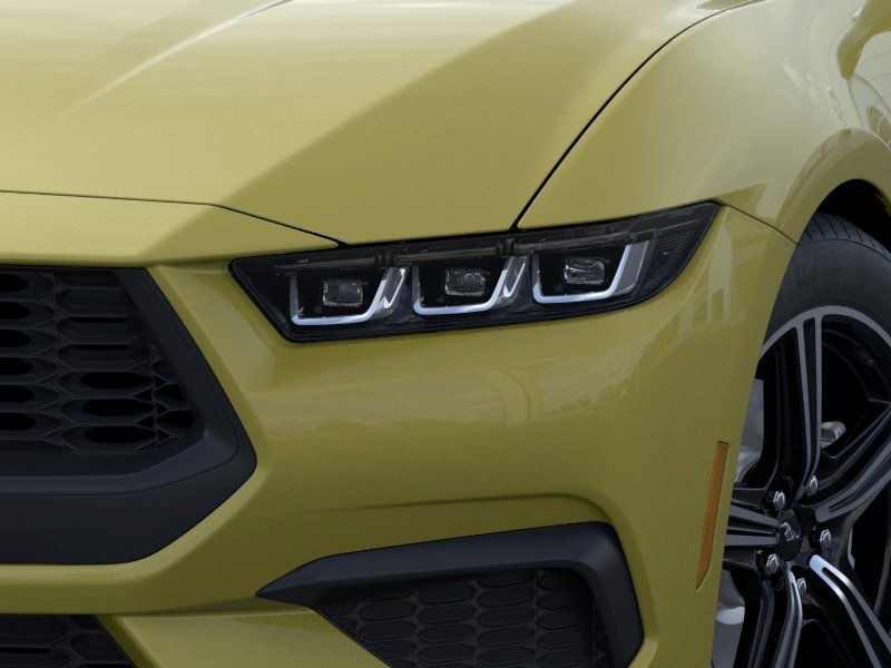 2025 Ford Mustang EcoBoost Intense Lime Yellow Metallic at Planet Ford
