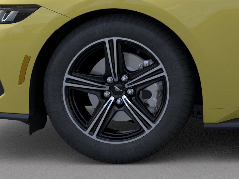 2025 Ford Mustang EcoBoost Intense Lime Yellow Metallic at Planet Ford