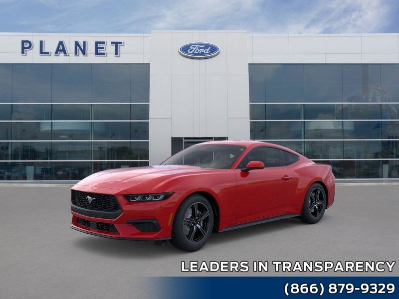 2025 Ford Mustang EcoBoost Race Red at Planet Ford