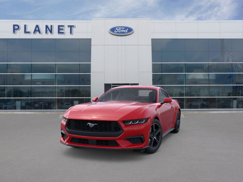 2025 Ford Mustang EcoBoost Race Red at Planet Ford