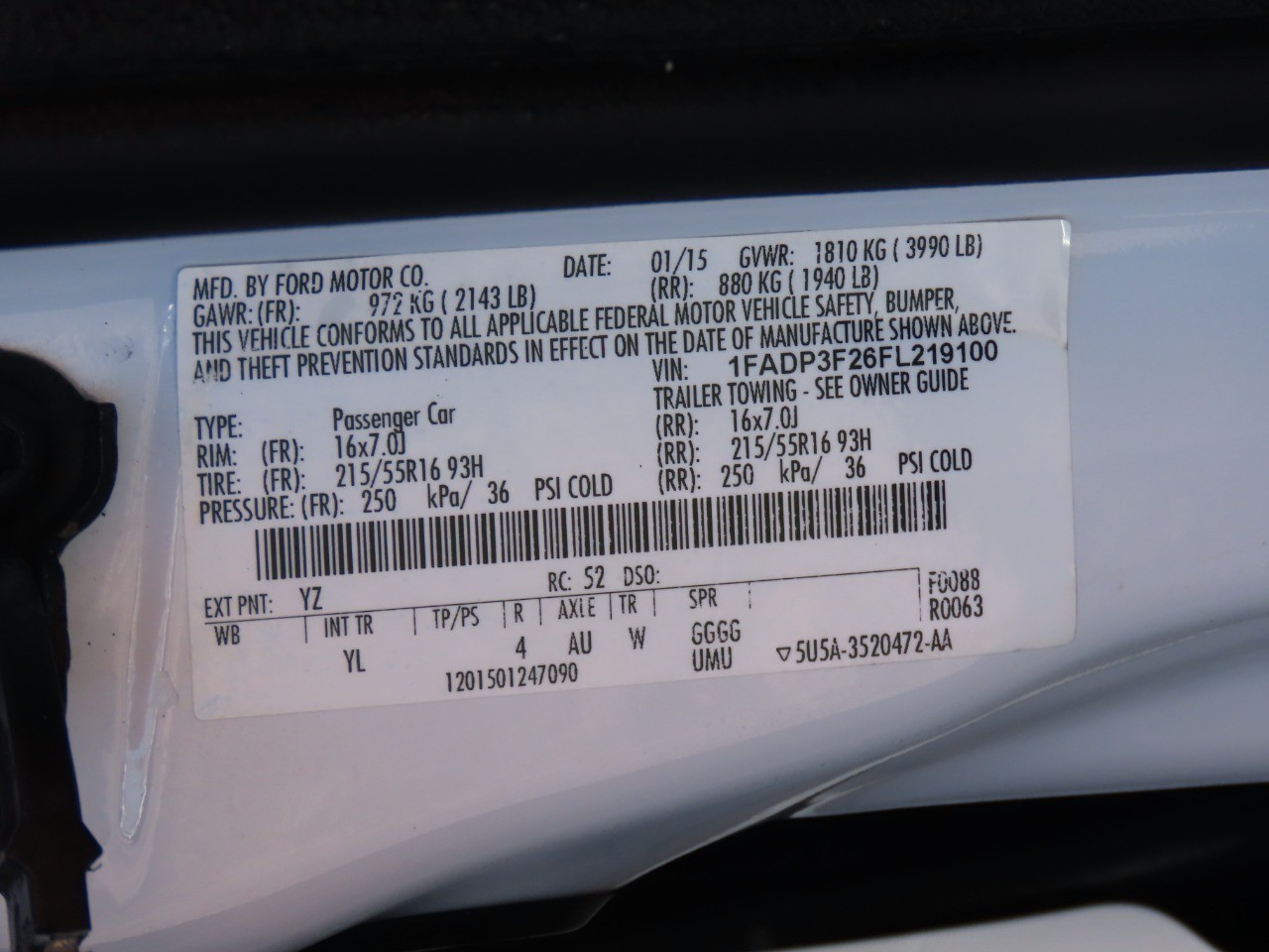 used 2015 Ford Focus car, priced at $4,999