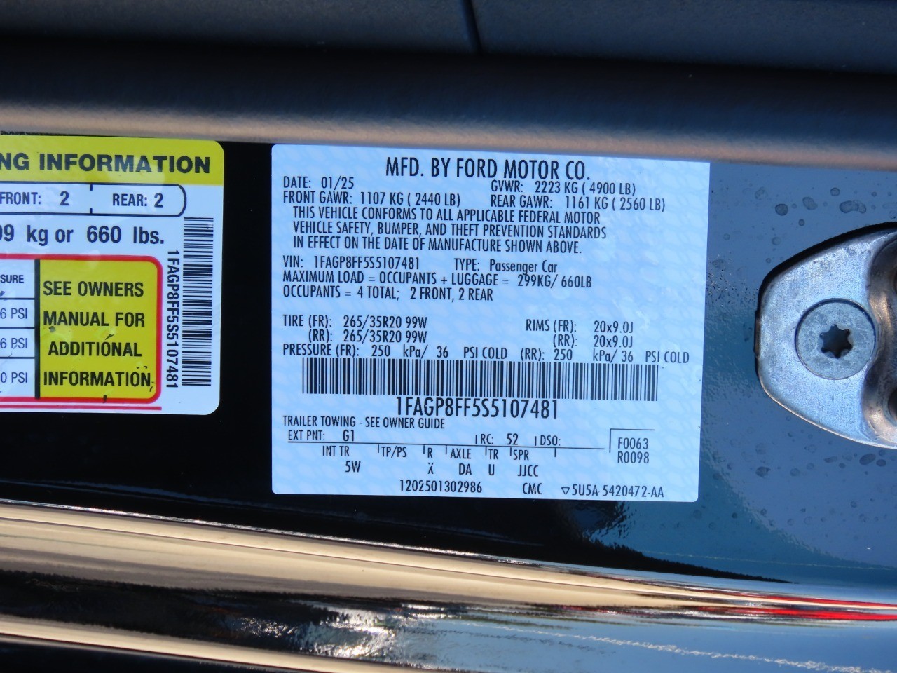 2025 Ford Mustang GT Premium Shadow Black at Planet Ford