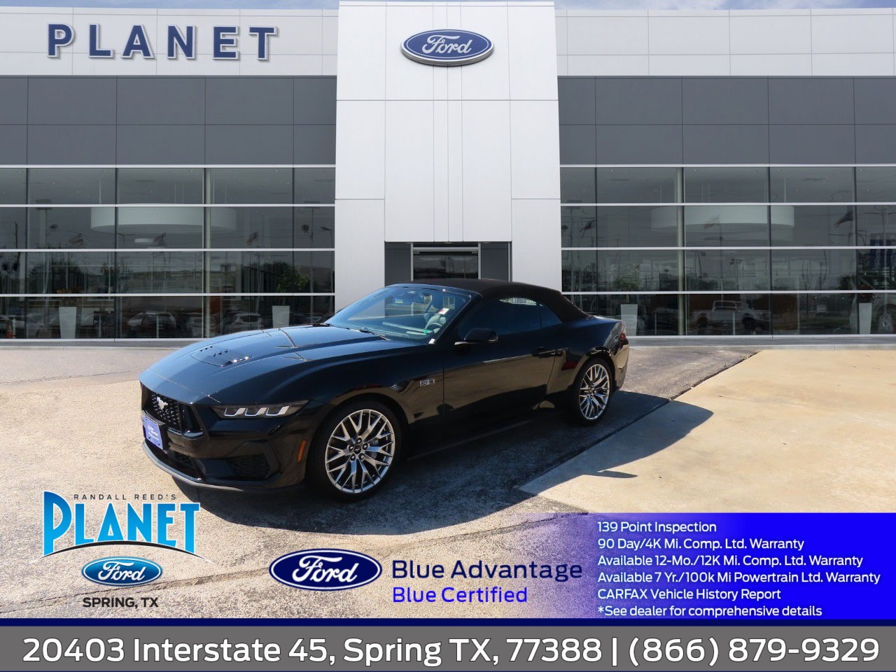 2025 Ford Mustang GT Premium Shadow Black at Planet Ford