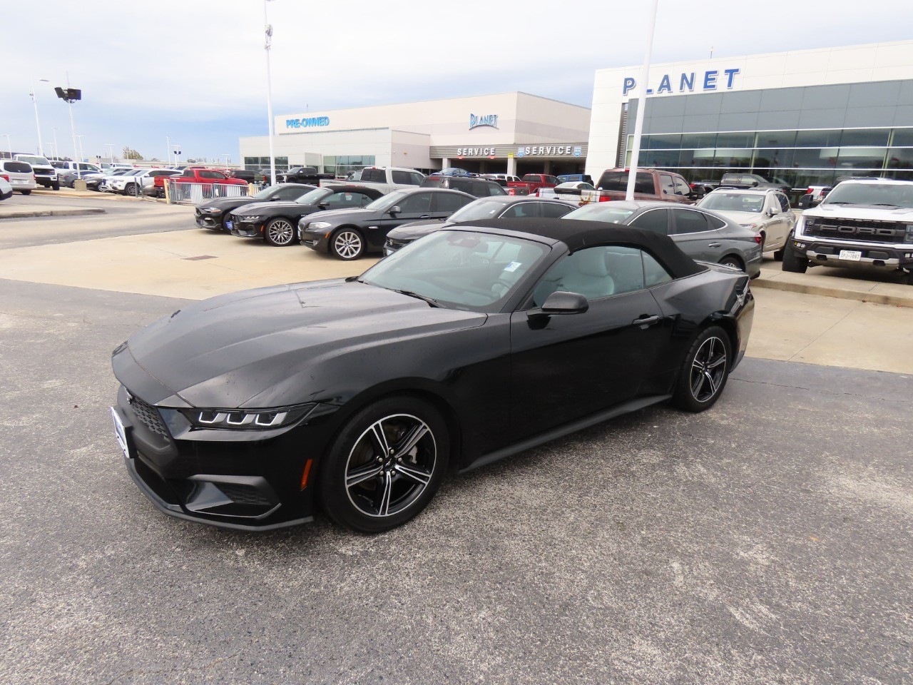 2024 Ford Mustang EcoBoost Premium Shadow Black at Planet Ford