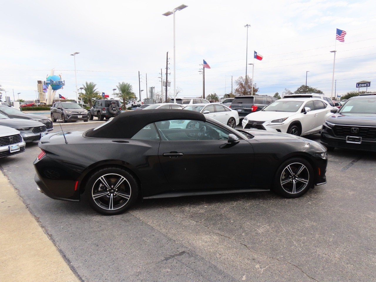 2024 Ford Mustang EcoBoost Premium Shadow Black at Planet Ford