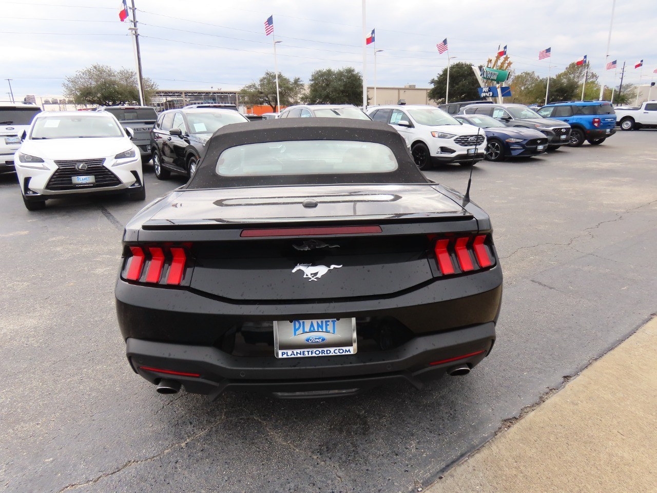 2024 Ford Mustang EcoBoost Premium Shadow Black at Planet Ford