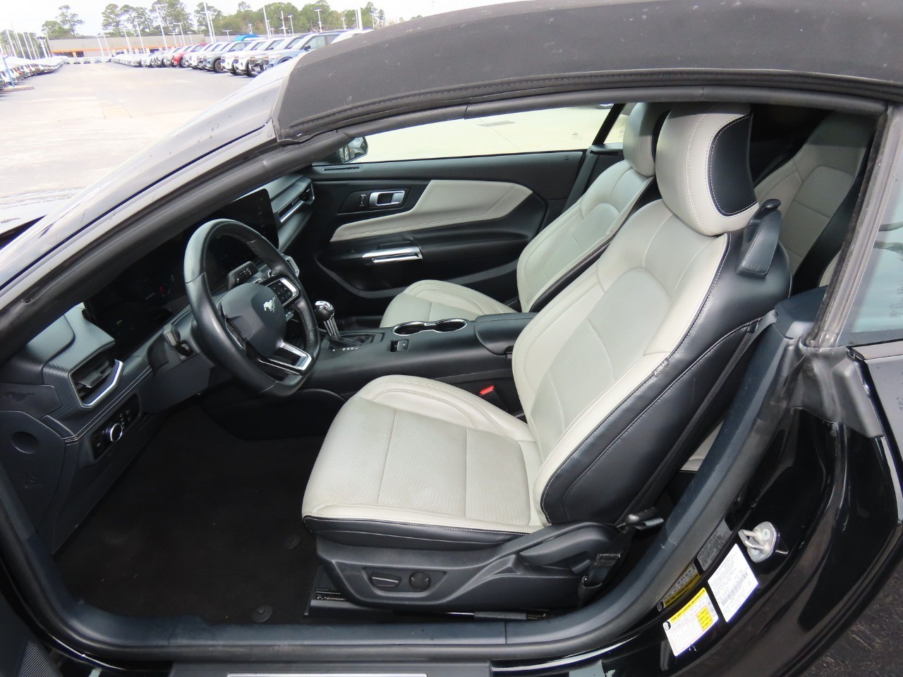 2024 Ford Mustang EcoBoost Premium Shadow Black at Planet Ford