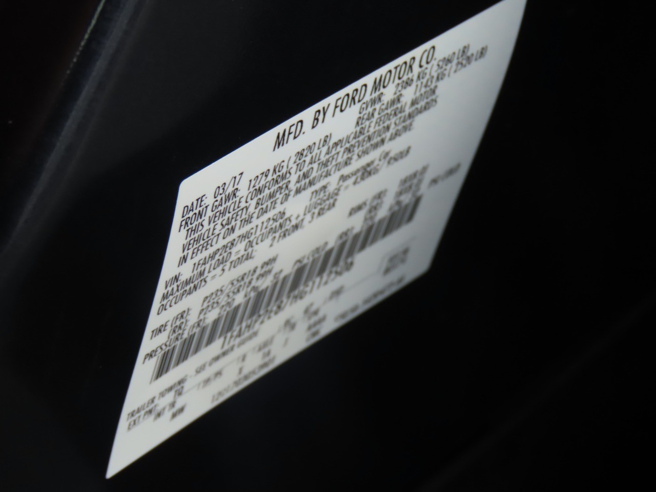 2017 Ford Taurus photo 29 of 29