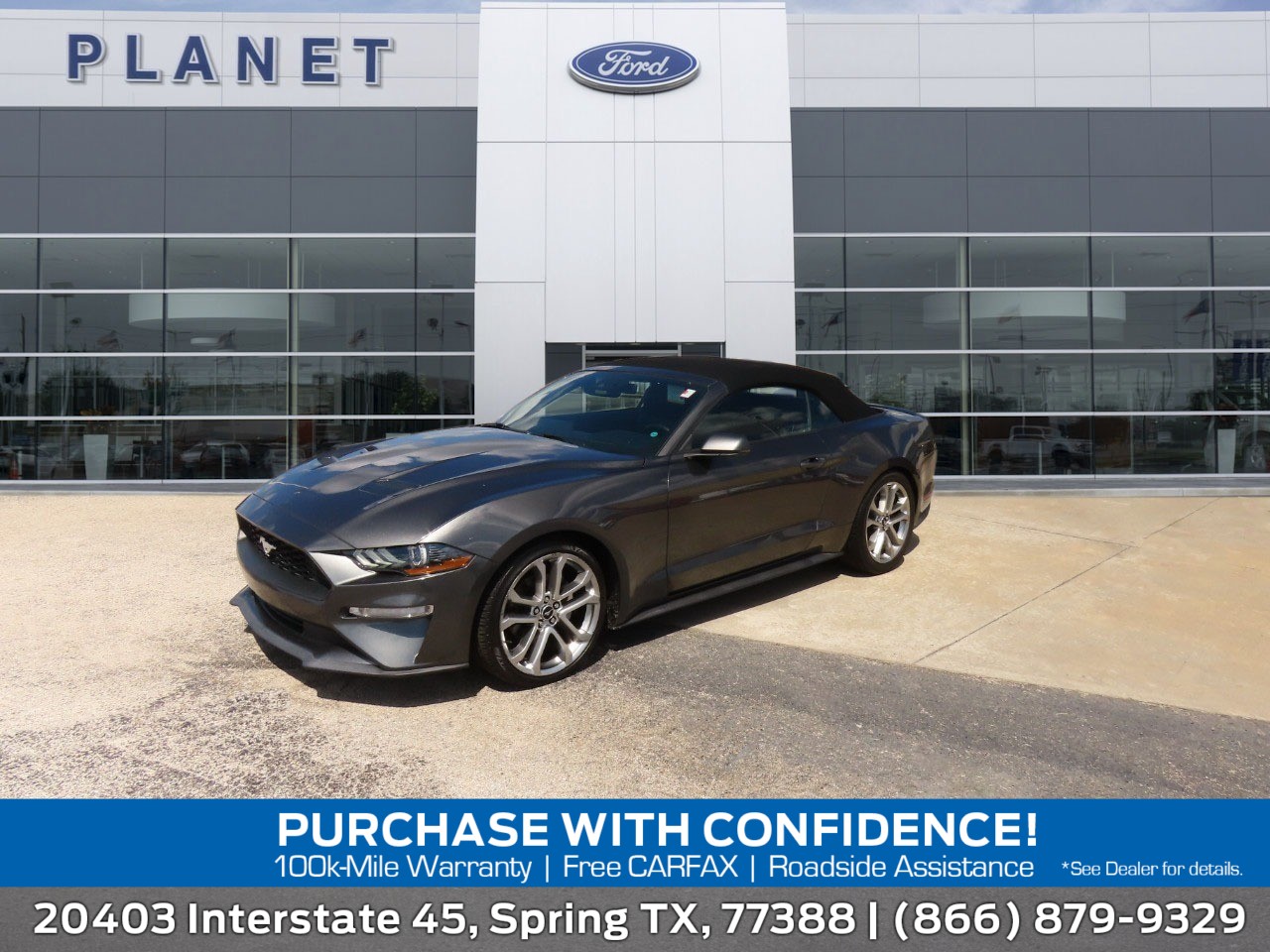 used 2020 Ford Mustang car, priced at $19,999