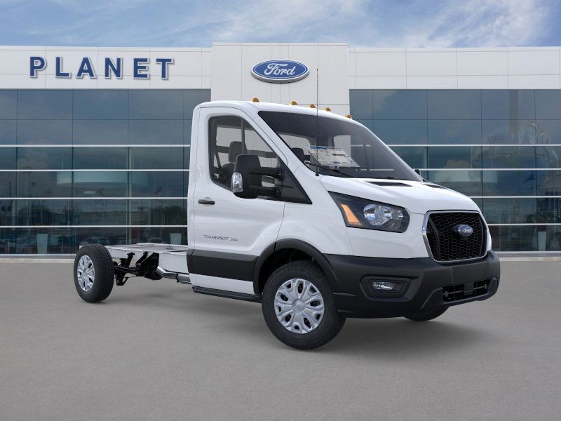 2025 Ford Transit Cutaway  Oxford White at Planet Ford