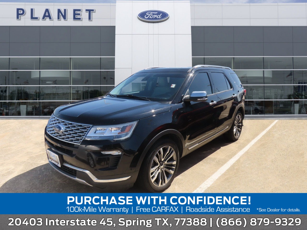 used 2018 Ford Explorer car, priced at $13,999