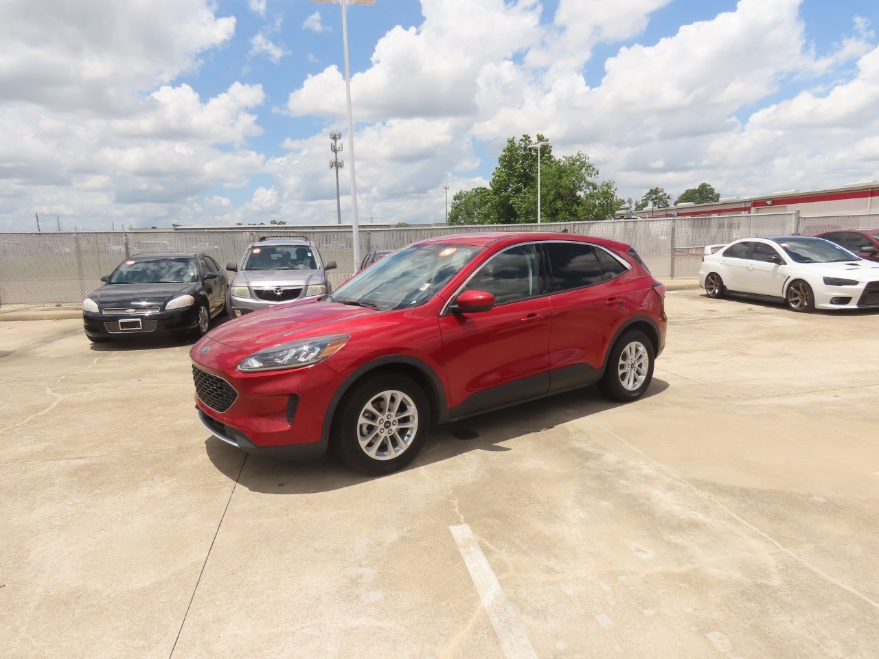 2021 Ford Escape SE Rapid Red Metallic Tinted Clearcoat at Planet Ford