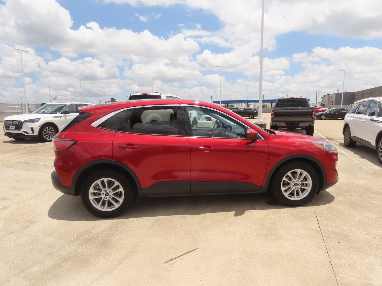 2021 Ford Escape SE Rapid Red Metallic Tinted Clearcoat at Planet Ford