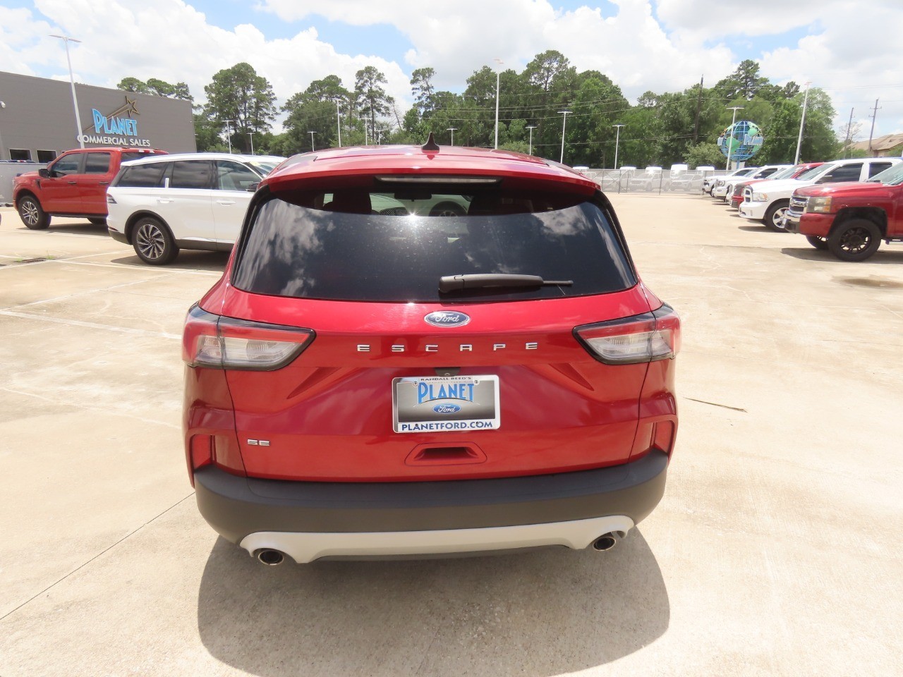 2021 Ford Escape SE Rapid Red Metallic Tinted Clearcoat at Planet Ford
